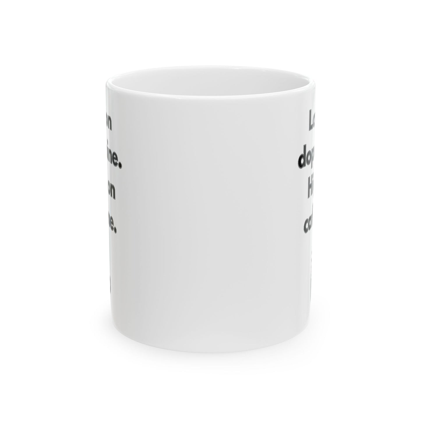 ADHD Coffee Mug – Low on Dopamine, High on Caffeine – Funny Neurodivergent Gift for Coffee Lovers