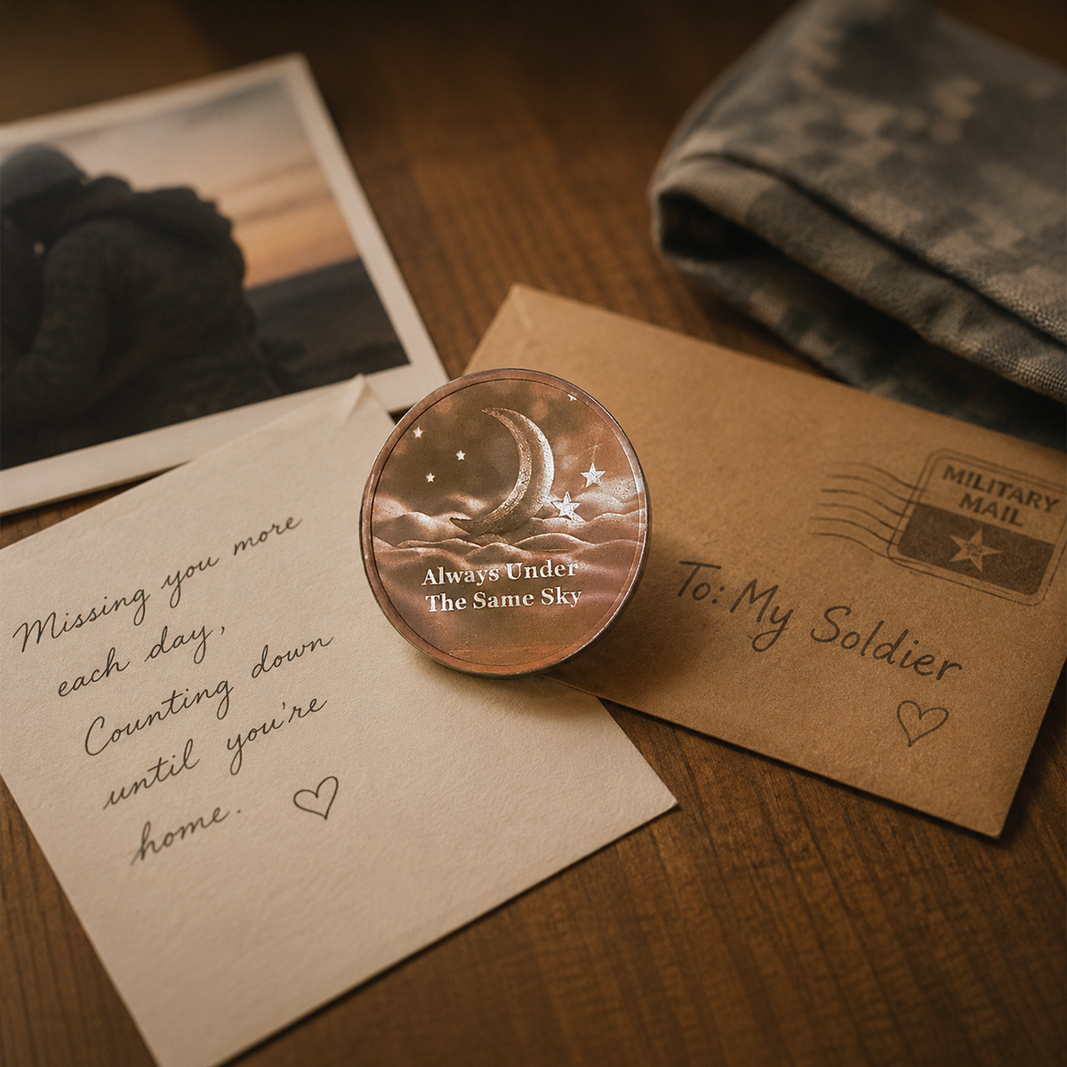 Always Under the Same Sky – Personalized Deployment Pocket Coin