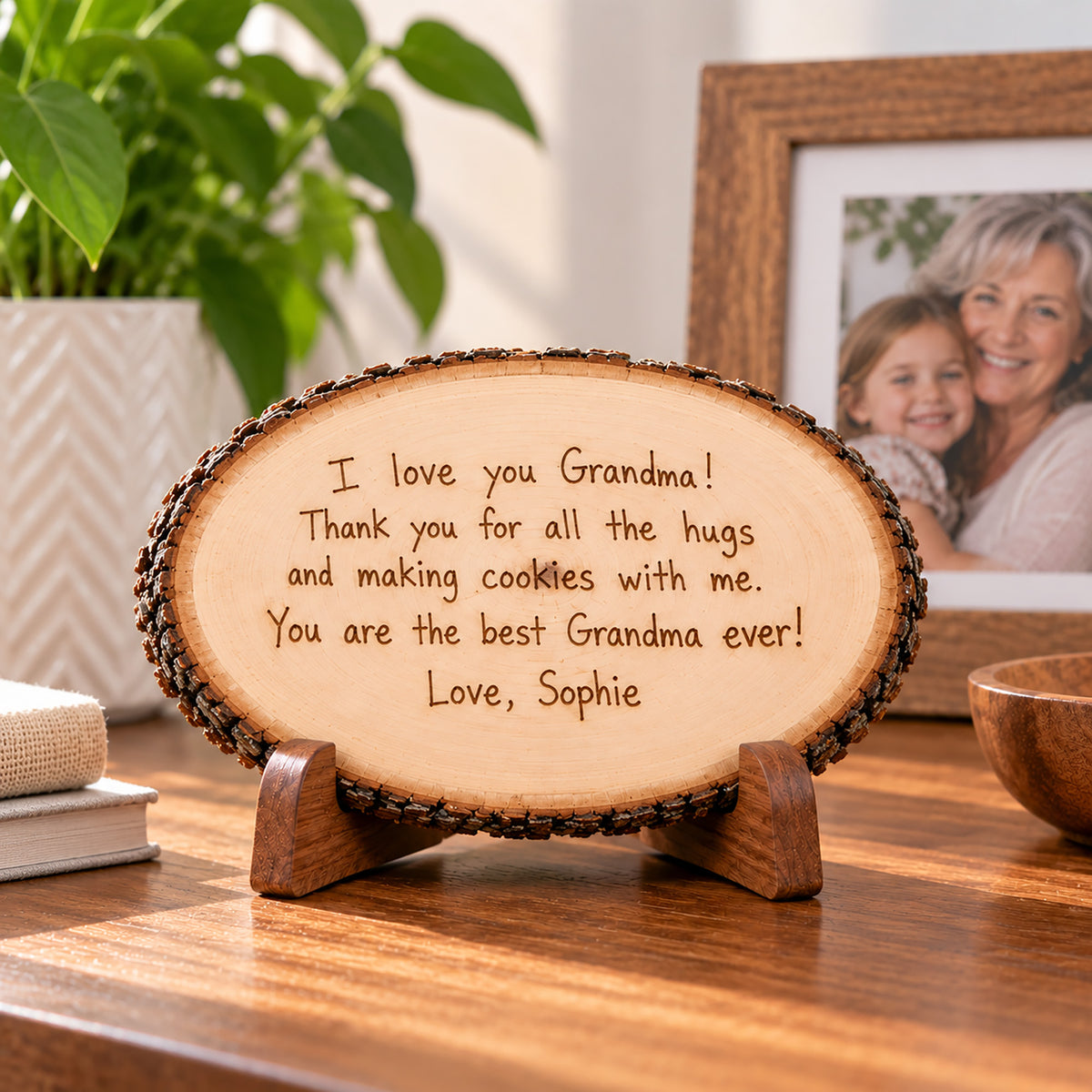 Personalized Handwriting Keepsake Plaque – Engraved From Your Actual Handwriting
