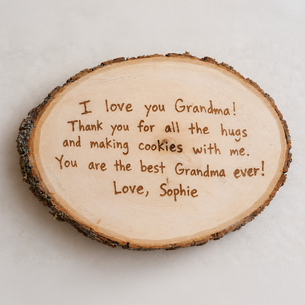 Personalized Handwriting Keepsake Plaque – Engraved From Your Actual Handwriting