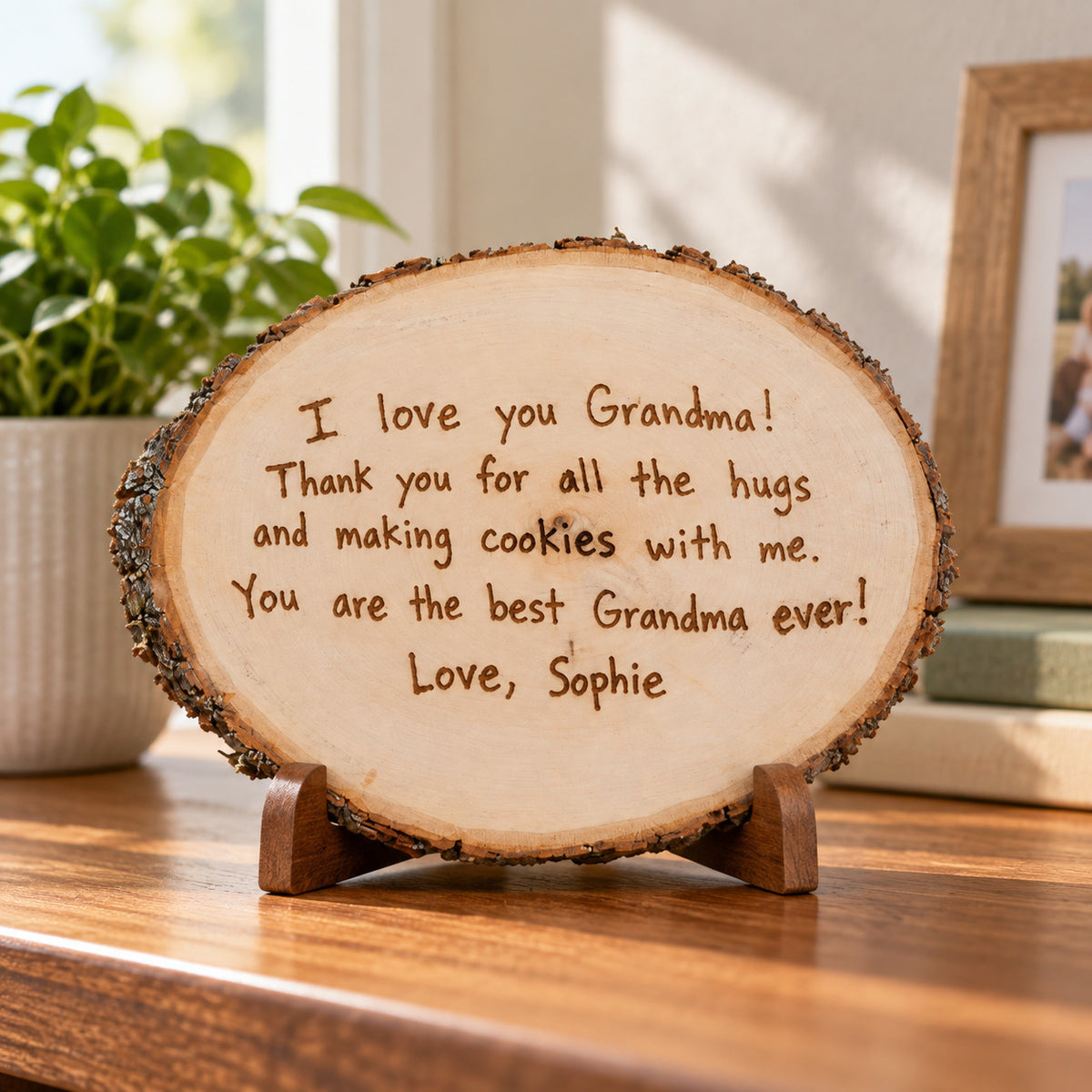 Personalized Handwriting Keepsake Plaque – Engraved From Your Actual Handwriting