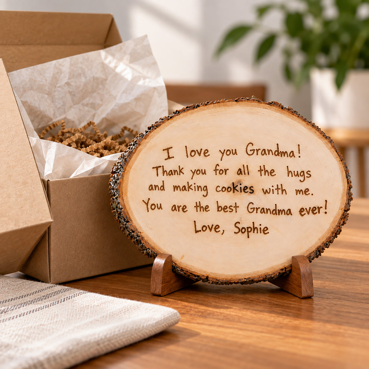 Personalized Handwriting Keepsake Plaque – Engraved From Your Actual Handwriting