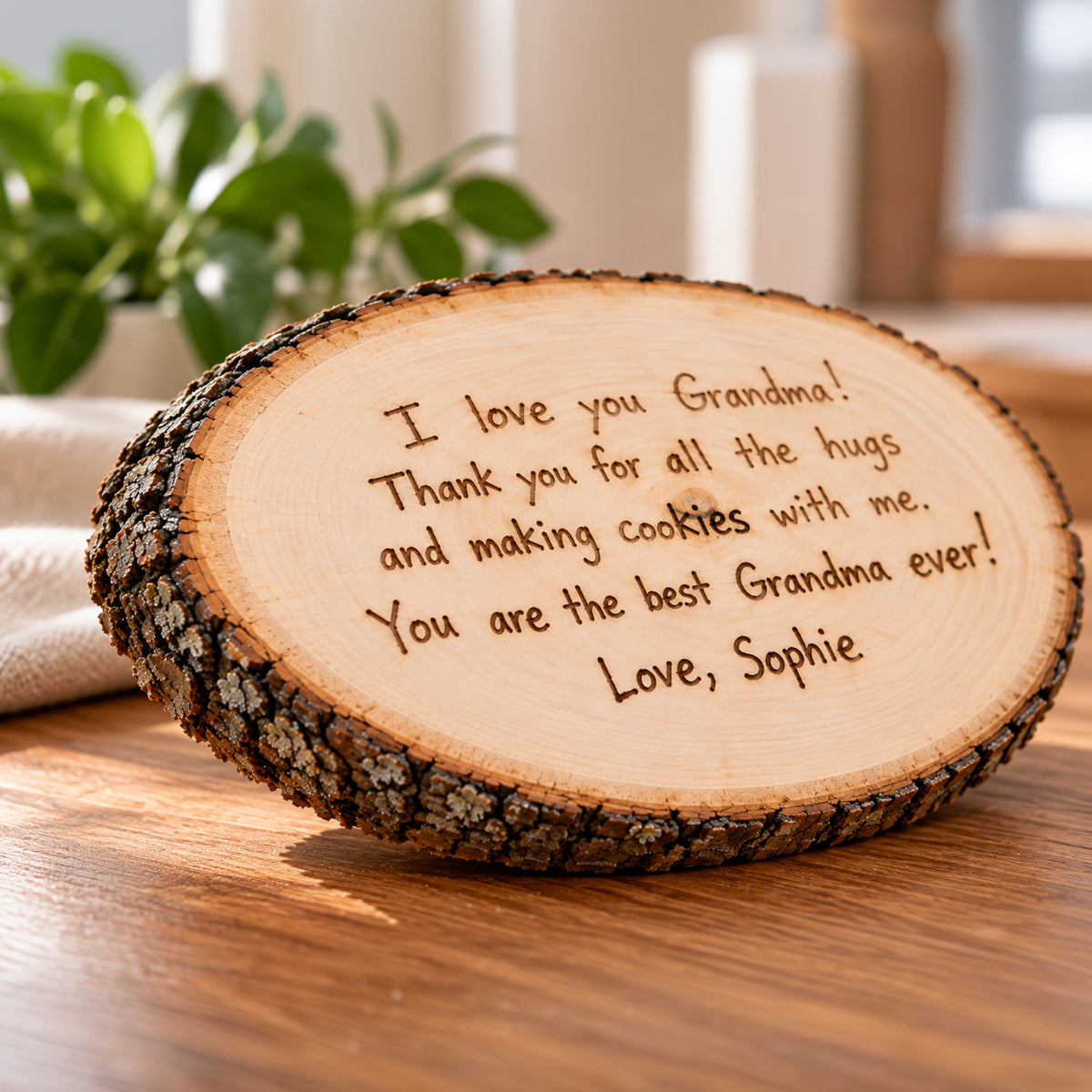 Personalized Handwriting Keepsake Plaque – Engraved From Your Actual Handwriting