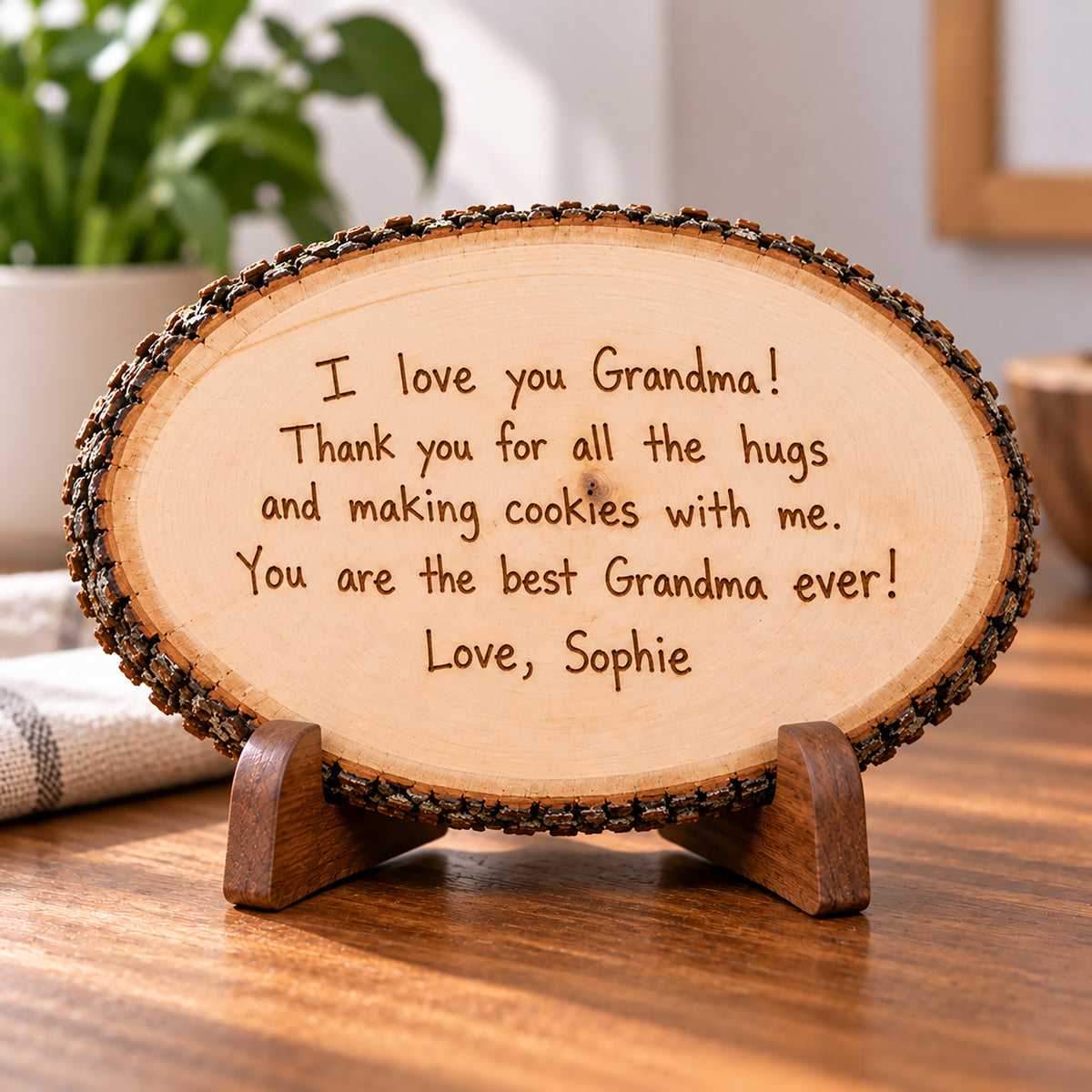 Personalized Handwriting Keepsake Plaque – Engraved From Your Actual Handwriting