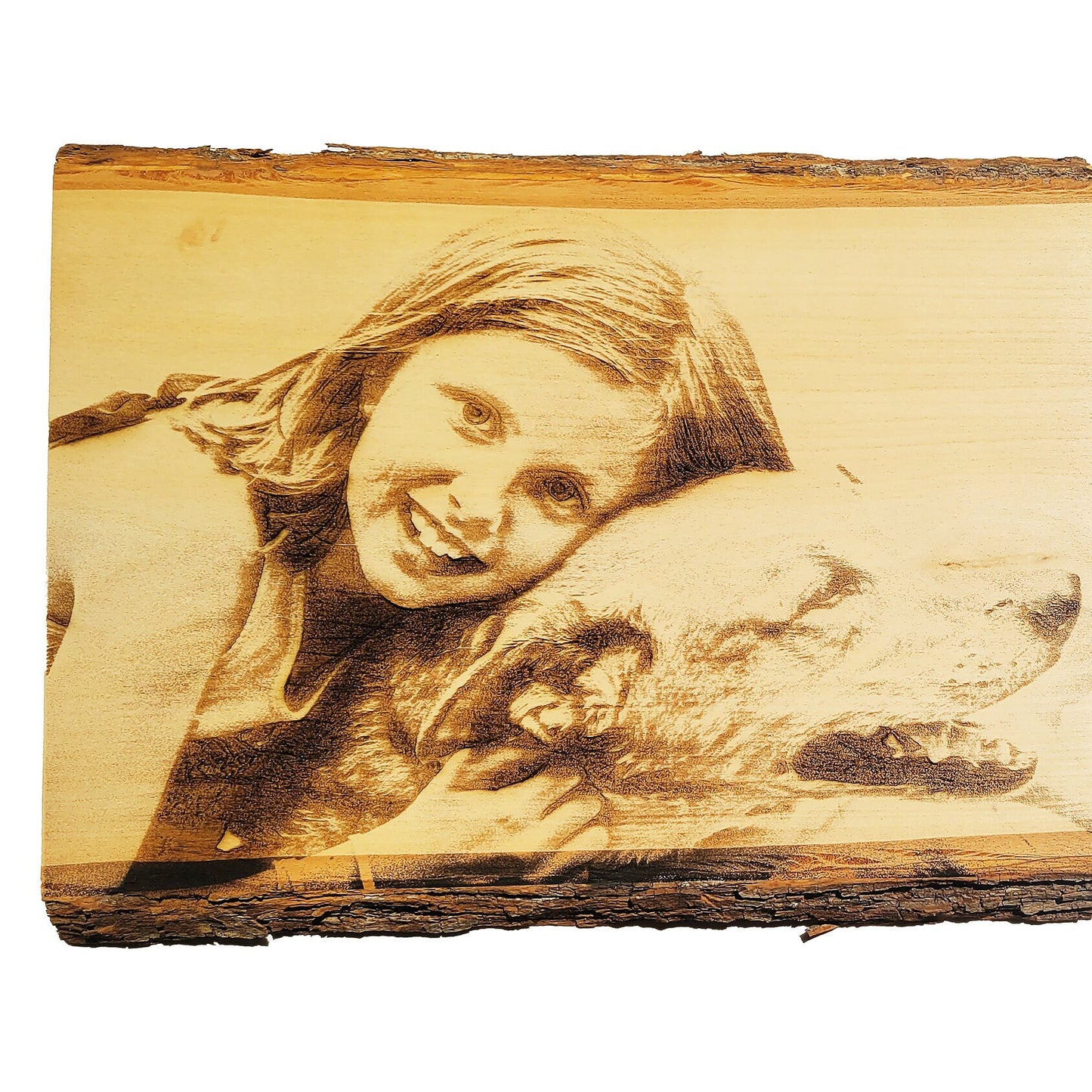 Engraved Pet Photo on wood slice engraved photo on wood engraved photo wood photo custom Engraved Wood anniversary gift birthday daughter