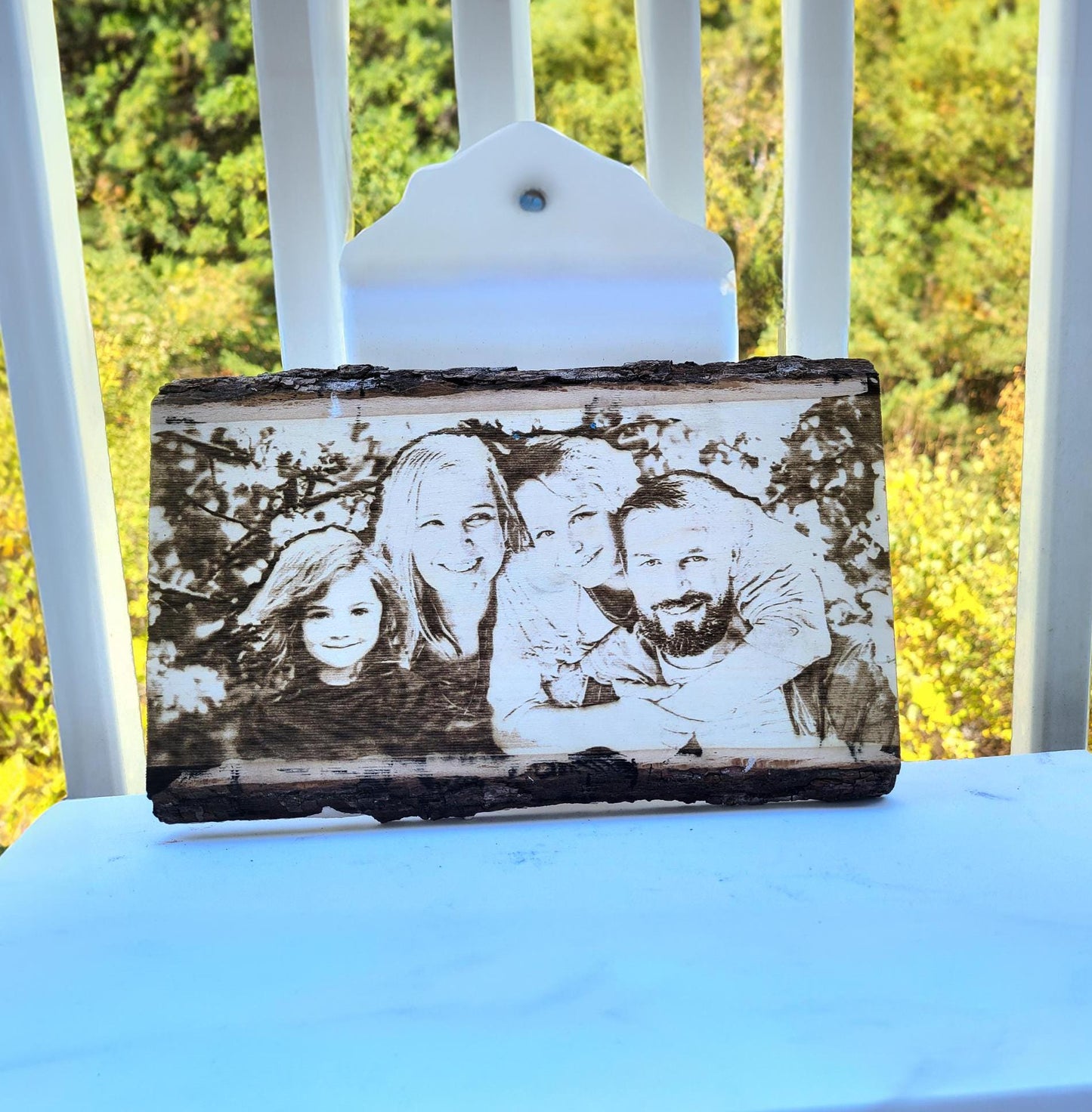 Custom Family Engraving engraved family gift family laser engraving photo on wood photo custom Engraved Wood anniversary gift birthday